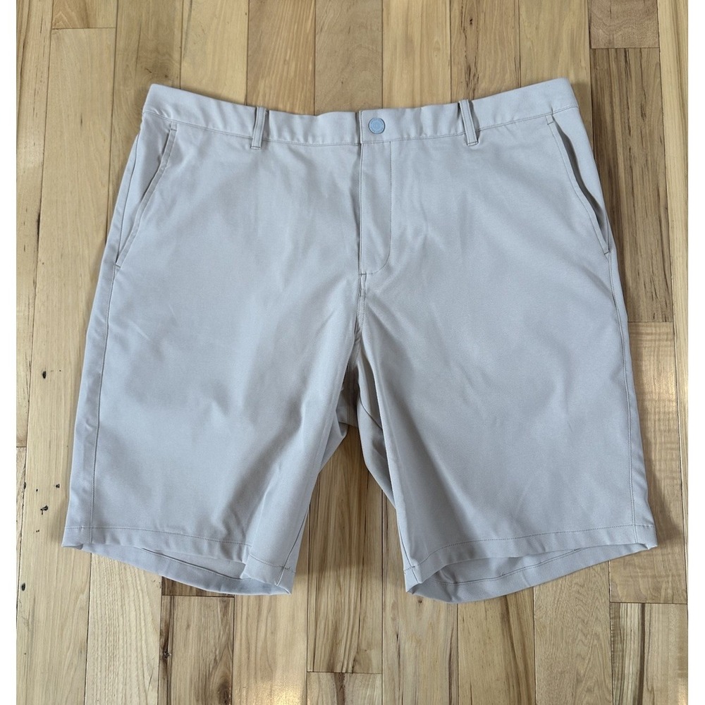 Puma Golf Shorts Men 40 Cream  Khaki Jackpot 2.0 Golf Outdoor Athleisure Shorts